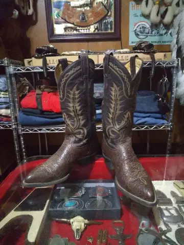 토니라마 웨스턴 부츠 카우보이 부츠 두꺼운 원단 아메카지