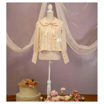 [새상품] 블라우스 아베일  x CHIP CLIP