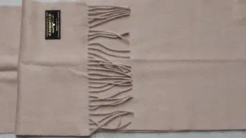 진한 베이지 캐시미어 100% 심플 대형 머플러 스톨