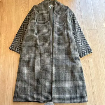 EHEL 노카라 롱 코트 그레이 M