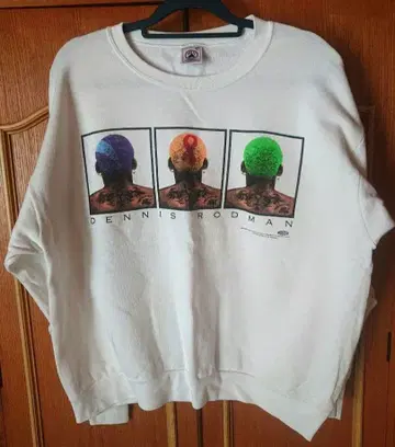 [ 레어 디자인 ] 90s 데니스 로드맨 맨투맨 MADE IN USA