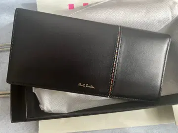 미사용 새상품 폴스미스 시그니처 스트라이프 인버티드 장지갑