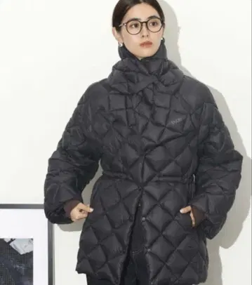 TAION, 별주 다운 머플러 포함 크루넥 미들 다운 나노 유니버스