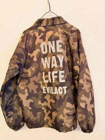 EVILACT 카모 패턴 S 사이즈 나일론 자켓