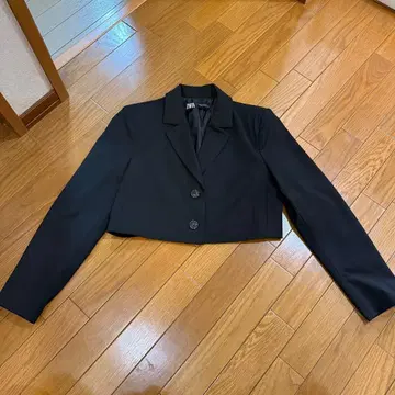 [ ZARA ] 블랙 크롭 자켓 M
