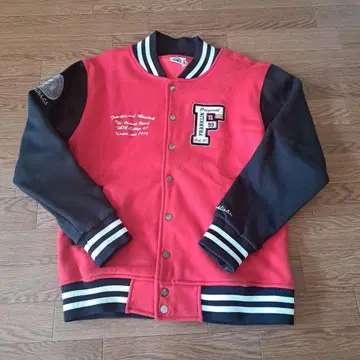 FRANKLIN MARSHALL 바시티 자켓 S 사이즈 레드/블랙