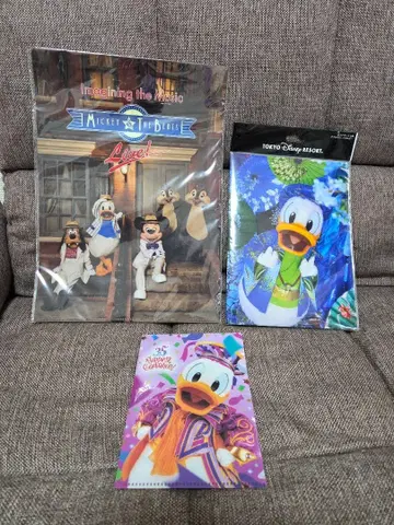 도쿄 디즈니 리조트 클리어 파일 세트