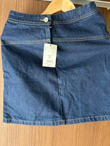 데님 다크 블루 타이트 스커트 M 사이즈