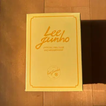 이준호 lee junho 팬클럽 2기 키트