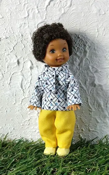 바비 인형 타미힐피거 셔츠와 팬츠