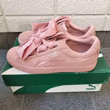 PUMA 핑크 스니커즈 리본 포함