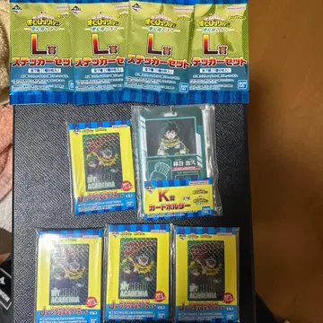 히로아카 스티커 4장 + 아크릴 거울 카드 4장 + 카드 키링 (이즈쿠)