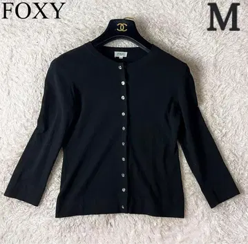 20 폭시 니트 가디건 블랙 38 M