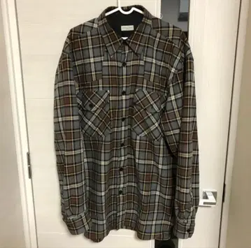 DRIES VAN NOTEN 체크 플란넬 셔츠