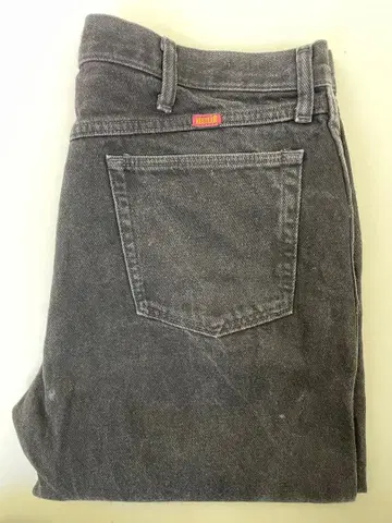 RUSTLER 블랙 데님 블랙 W38 L30 구제 의류