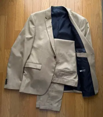ZARA 자라 남성용 수트 셋업 L 베이지