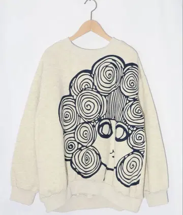 스칼라 153767: 스칼라짱 속기모 BIG 프린트 풀오버