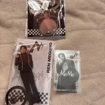 메구로 렌 SnowMan 돔 투어 굿즈 세트