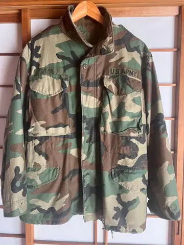 U.S. ARMY 우드랜드 카모 M-65 사이즈 S/S