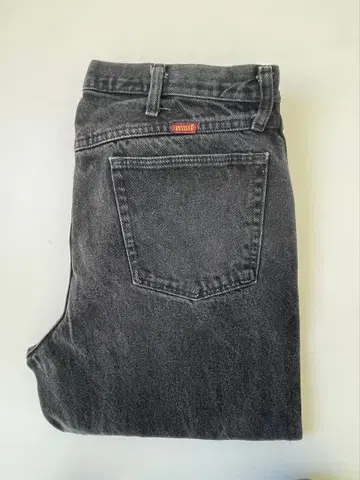 RUSTLER 블랙 데님 블랙 W36 L34 구제 의류