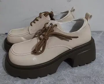 통굽 베이지 신발