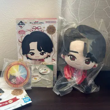 미세스 제일복권 오오모리 모토키 봉제 인형 & 쿠시시키 키링 & 메탈 참