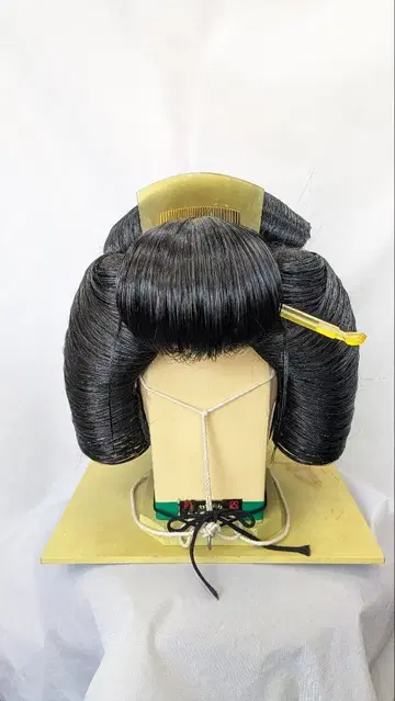 일본 머리 가발 일본 무용 연극 코스프레 지 가발