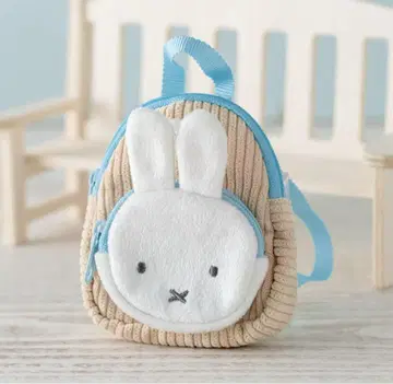 플라워 미피 코듀로이 미니 백팩 파우치