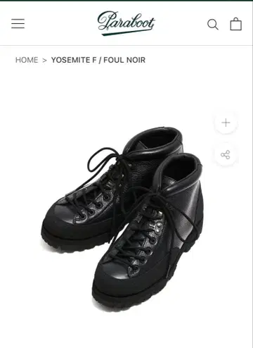 파라부트 YOSEMITE F 23.5cm 블랙