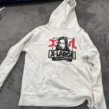 X-LARGE 화이트 후드티 X-LARGE