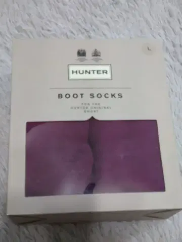 헌터 부츠삭스 바이올렛 색상 여성용 L 새상품 미사용품 인기
