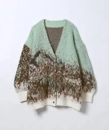 미사용 새상품 택 포함 지나시스 러쉬 V 가디건