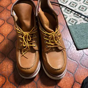 CEDAR CREST 브라운 가죽 부츠 26.0