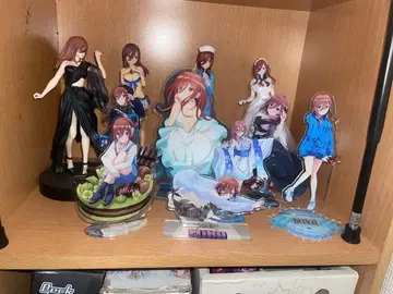 5등분의 신부 미쿠 피규어 아크릴 스탠드 묶음 판매 (상자 없음)