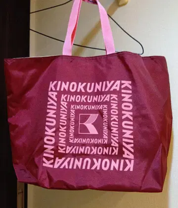 키노쿠니야 x 다이마루 마츠자카야 에코백 리버서블 사쿠라 팬더