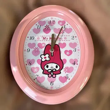 마이멜로디 쿼츠 시계 핑크