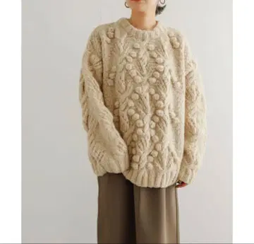 [ 별주 ] KHWOPA x DOORS cable pullover 니트