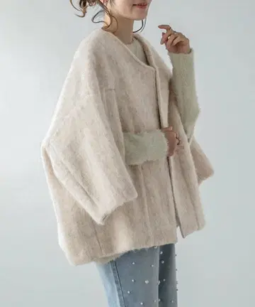 Lajour 새상품급 2way 코트 베이지