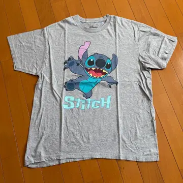 US 구제 의류 90s 빈티지 DISNEY 스티치 빅 T셔츠 L 그레이