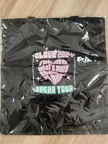 =LOVE 스퀘어 토트백 아레나 투어 2024 블랙