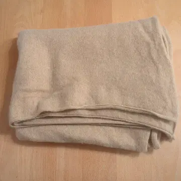 [ 새상품급 ] 유나이티드 애로우즈 스톨 머플러 베이지 캐시미어 대형