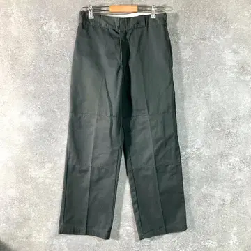 Dickies 더블니 팬츠 와이드 풀렝스 그레이