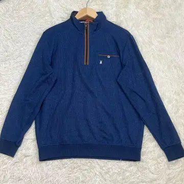 새상품급 MACBETH 맥베스 하프 지퍼 트레이닝복 로고 자수 LL