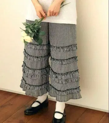 fig London DECO gingham pants