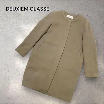 두즈엠클래스 울 캐시미어 노카라 코쿤 코트 S