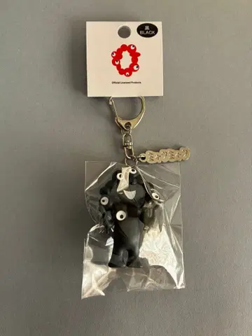 블랙 미야쿠미야쿠 명찰 부착 키링 입체 PVC 키링