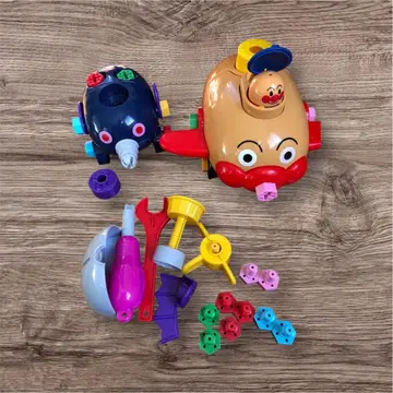 호빵맨 모그린 로고로고 조립 완구 세트