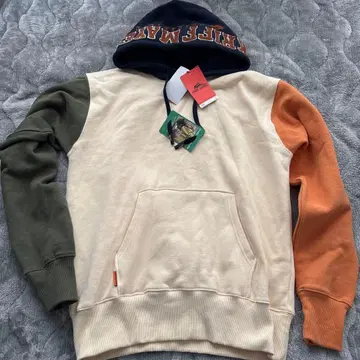 크리프 메이어 컬러 블록 후드티