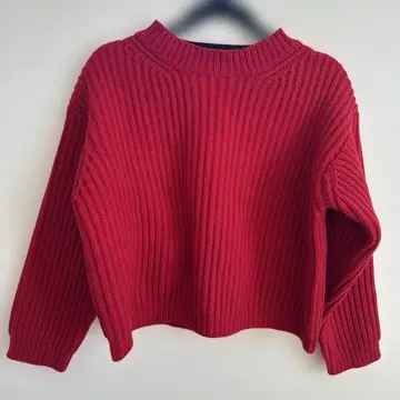 SOFIE D'HOORE 리브 레드 스웨터 S