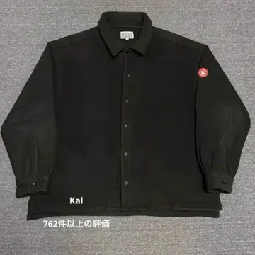 CAV EMPT 패널 플리스 보아 자켓 로고 자수